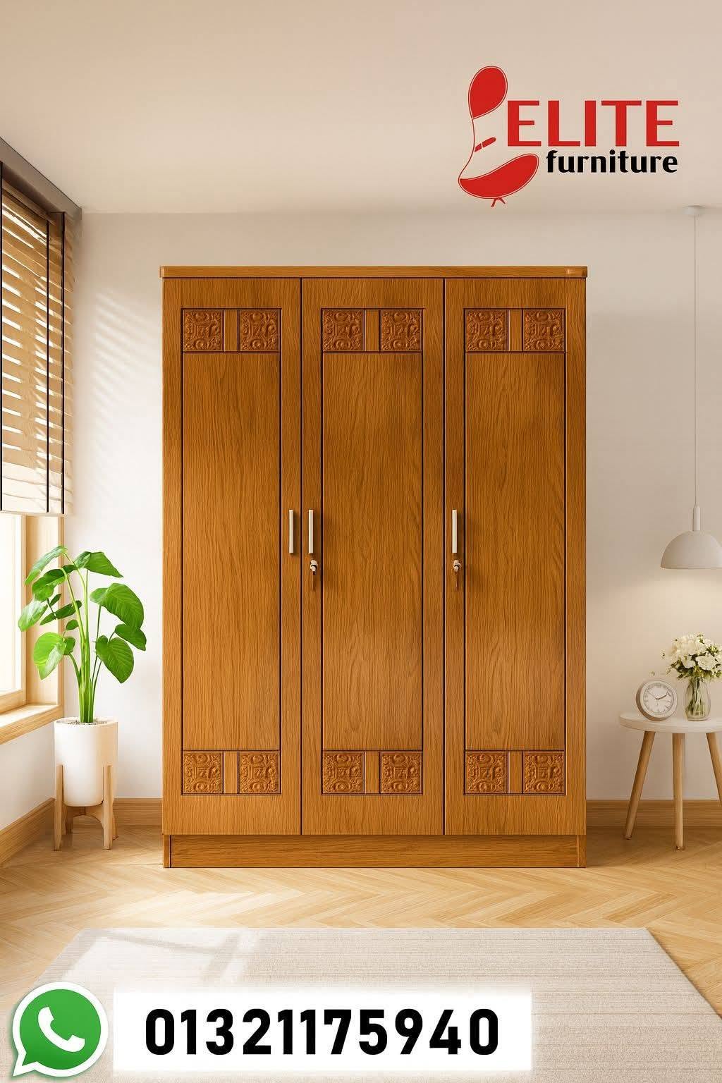 Wooden CupboardThree Door-ECBH-904