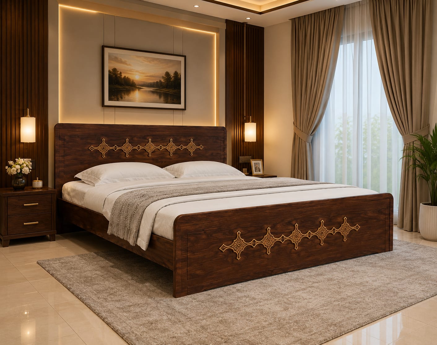 Queen Bed-EBDQH-611