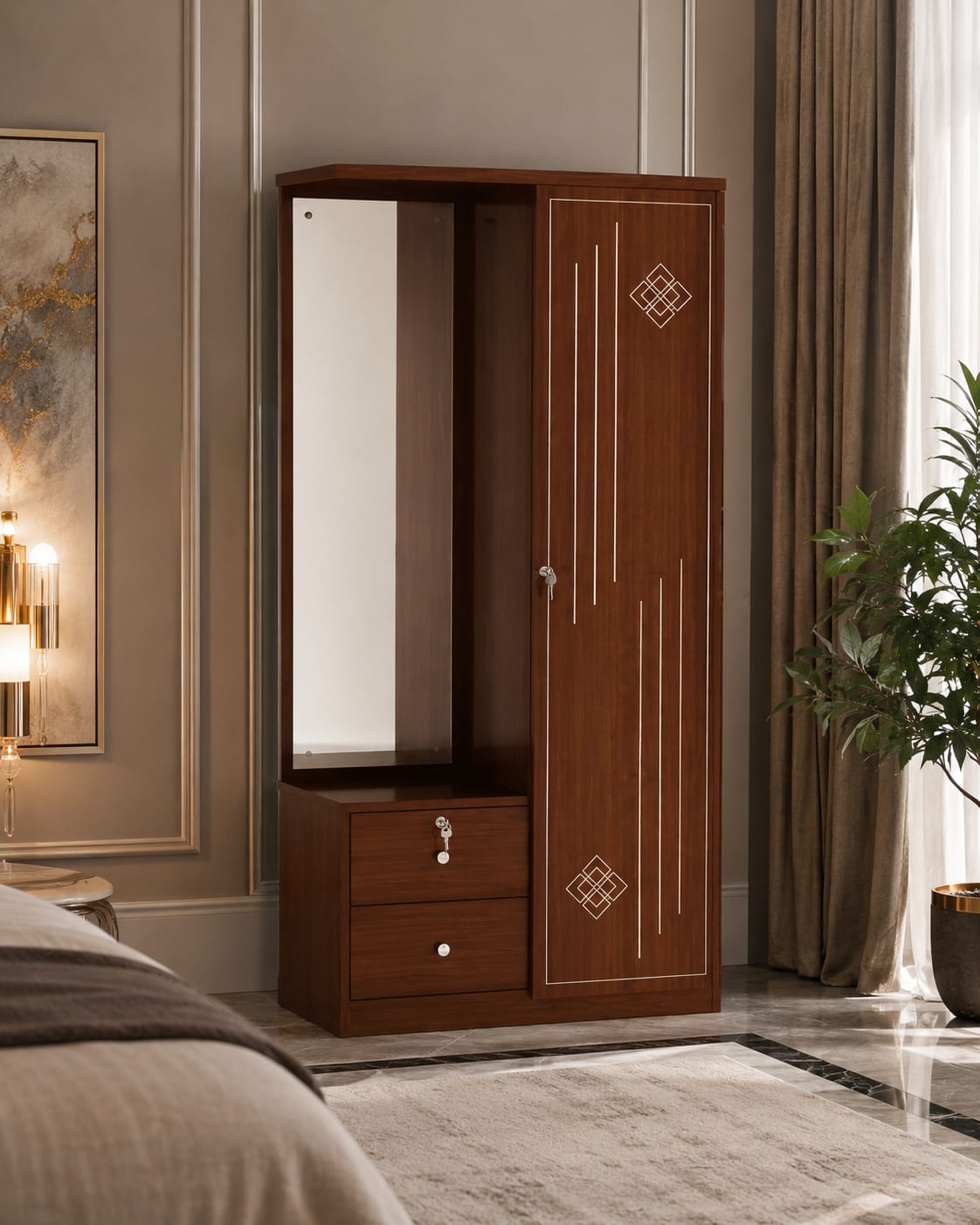 Cupboard cumDressing Table-601